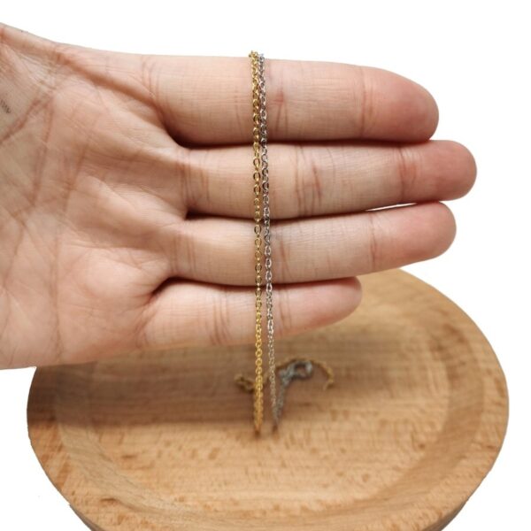 16K Gold Filled ROLO Cable Chain by Yard,  Gold Filled Cable Rolo Chain by Yard Wholesale Bulk Roll Chain For Jewelry | ROLL-023, ROLL-101