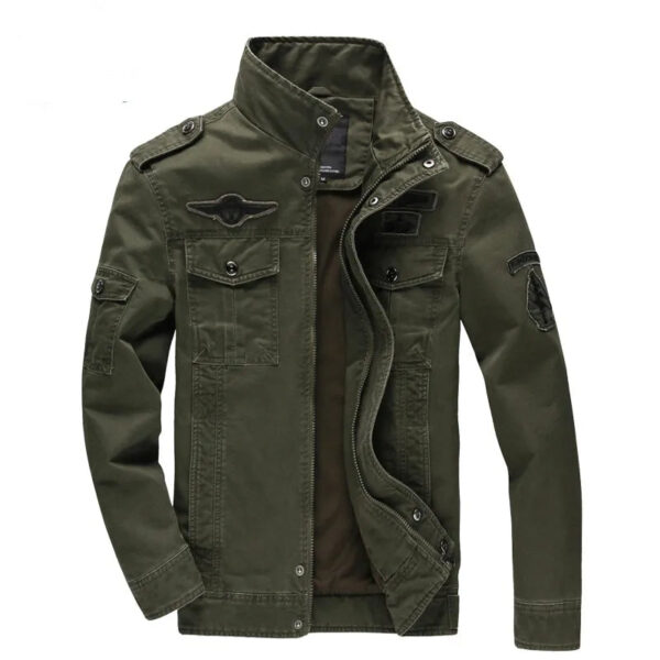 Military Jacket Men – Slim Fit Army Casual Coat Plus Size M-6XL Spring Autumn