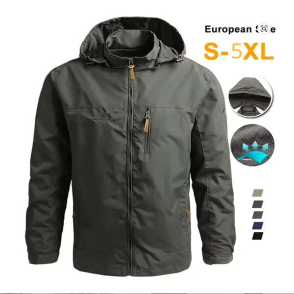 Stormtrooper Hoodie - Windproof Outdoor Sports Jacket with Zipper Closure for Men
