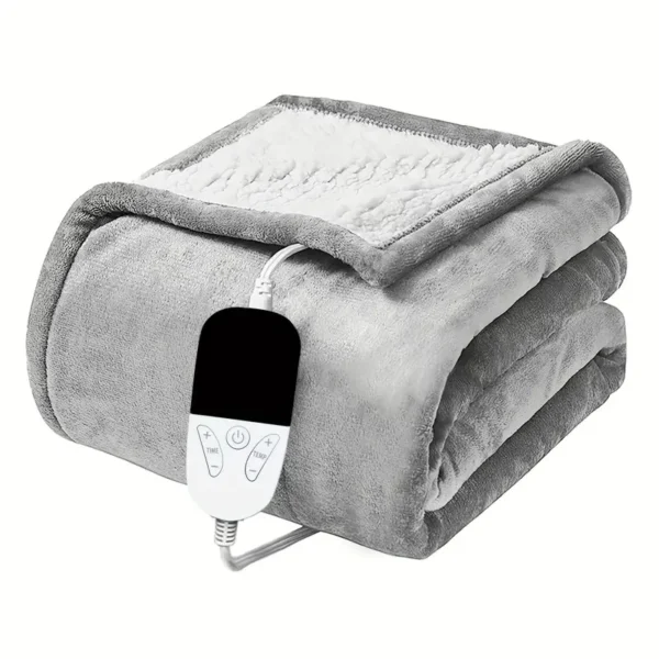 150x180cm Heated Blanket-Electric Blanket,Soft Heated Throw Blanket with 6 Heating Levels & 4 Hours auto-Off