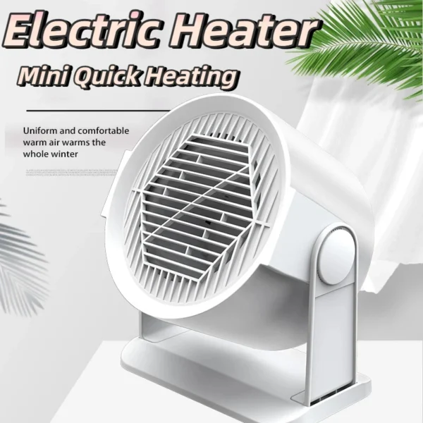 Mini Electric Heater Quick Heating Overheating Protection Home Electric Heater Desktop Small Warm Air Heater Indoor Office