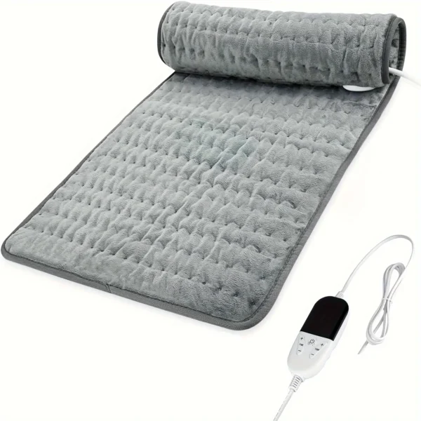 16x30inch Extra-Large Heating Pad - Rapid Heat Up, 6-Speed AdjustableTemperature, 4-Speed Timer Control